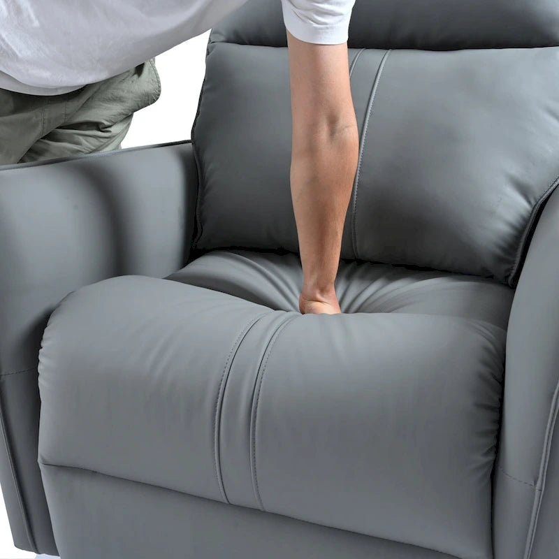 Fauteuil inclinable pivotant et berçant Power 270 avec ports USB, petits fauteuils inclinables électriques en PU pour petits espaces