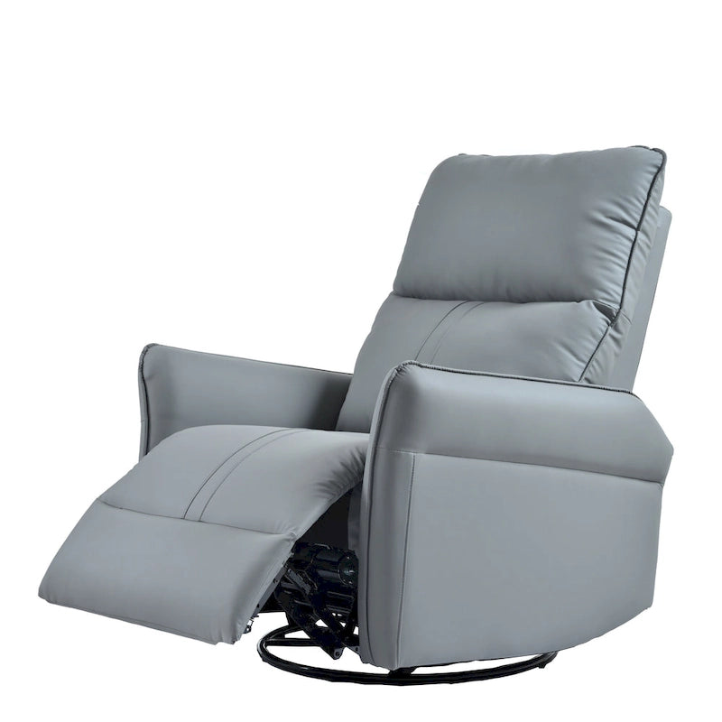 Fauteuil inclinable pivotant et berçant Power 270 avec ports USB, petits fauteuils inclinables électriques en PU pour petits espaces