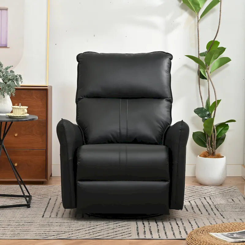 Fauteuil inclinable pivotant et berçant Power 270 avec ports USB, petits fauteuils inclinables électriques en PU pour petits espaces