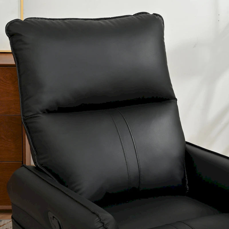 Fauteuil inclinable pivotant et berçant Power 270 avec ports USB, petits fauteuils inclinables électriques en PU pour petits espaces
