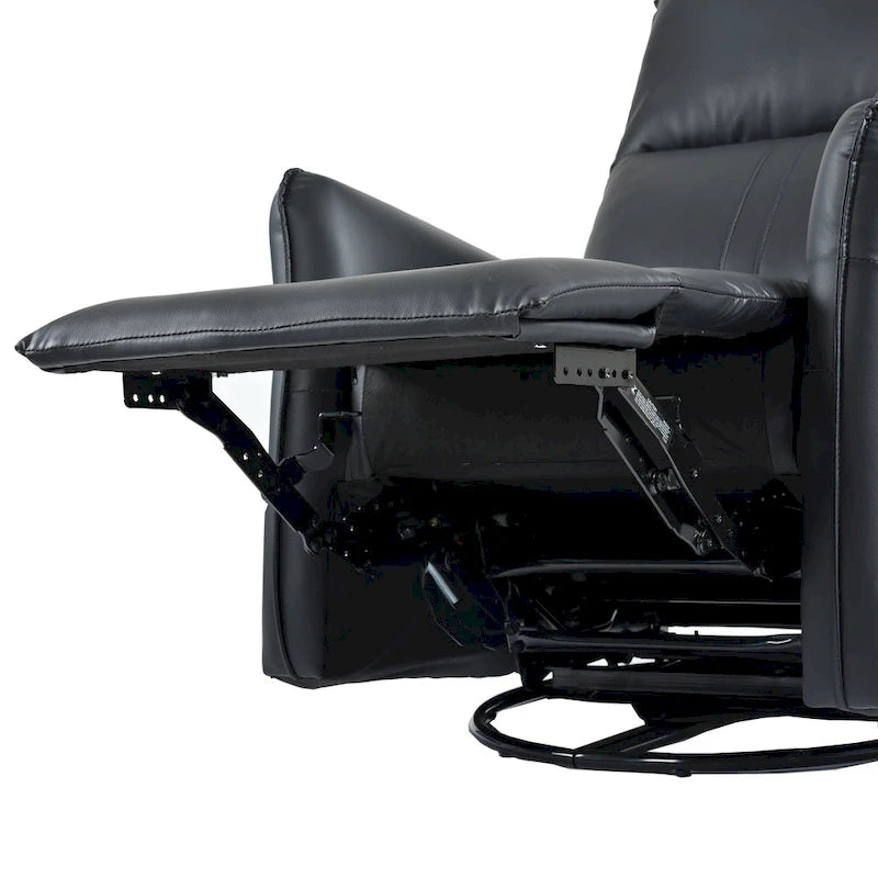 Fauteuil inclinable pivotant et berçant Power 270 avec ports USB, petits fauteuils inclinables électriques en PU pour petits espaces