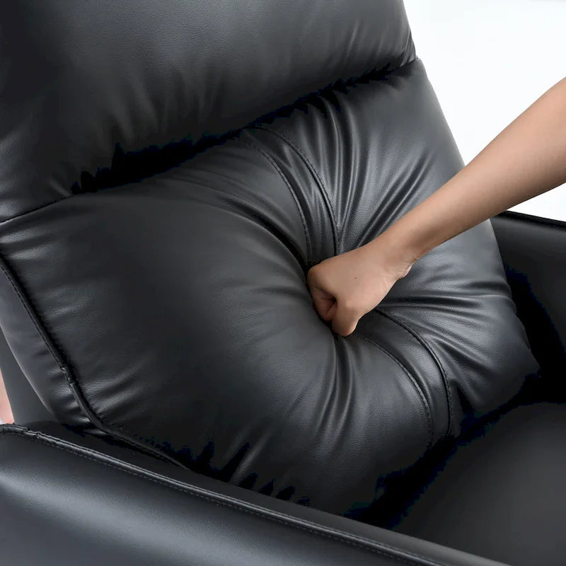 Fauteuil inclinable pivotant et berçant Power 270 avec ports USB, petits fauteuils inclinables électriques en PU pour petits espaces