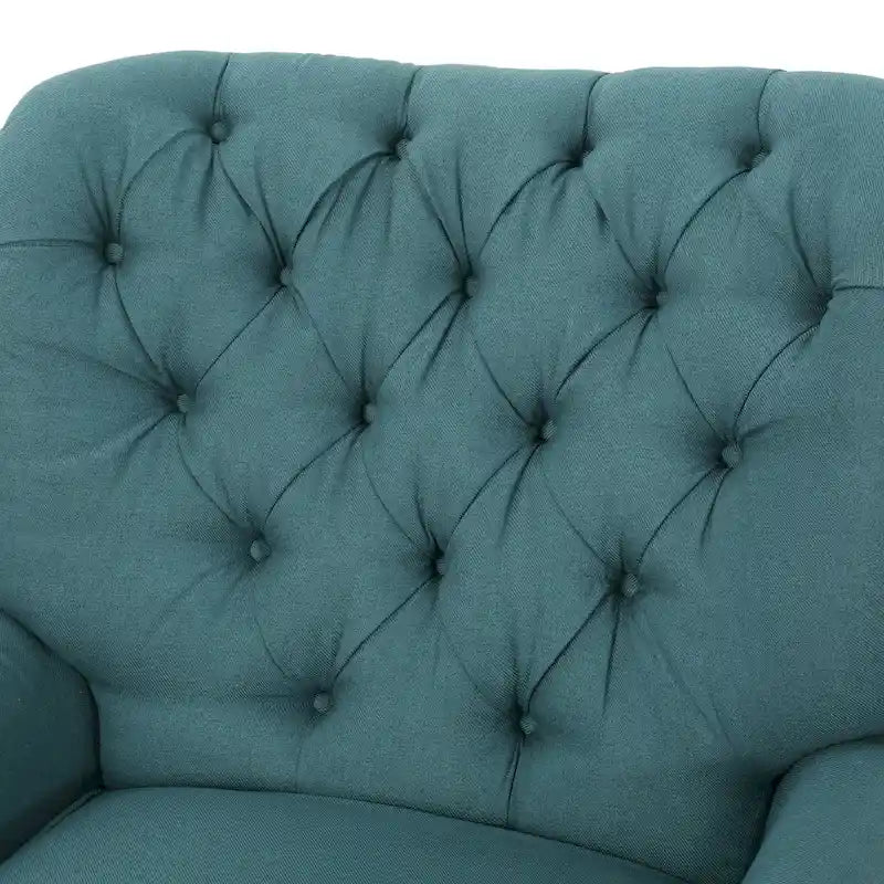Fauteuil inclinable électrique avec accents cuivrés et revêtement doux, chaise longue confortable pour salon, sarcelle