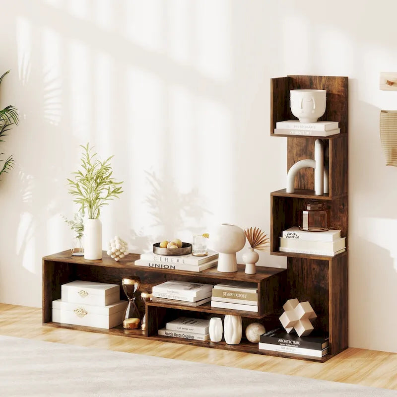 Meuble TV Cube pour téléviseurs jusqu'à 50 pouces, console multimédia avec - Voir les détails