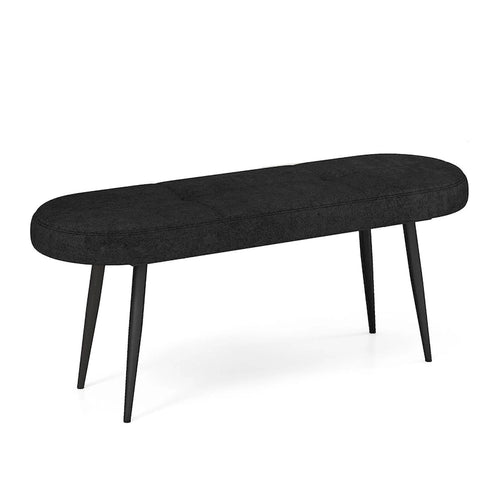 Banc d'entrée rembourré avec siège coussiné et robuste