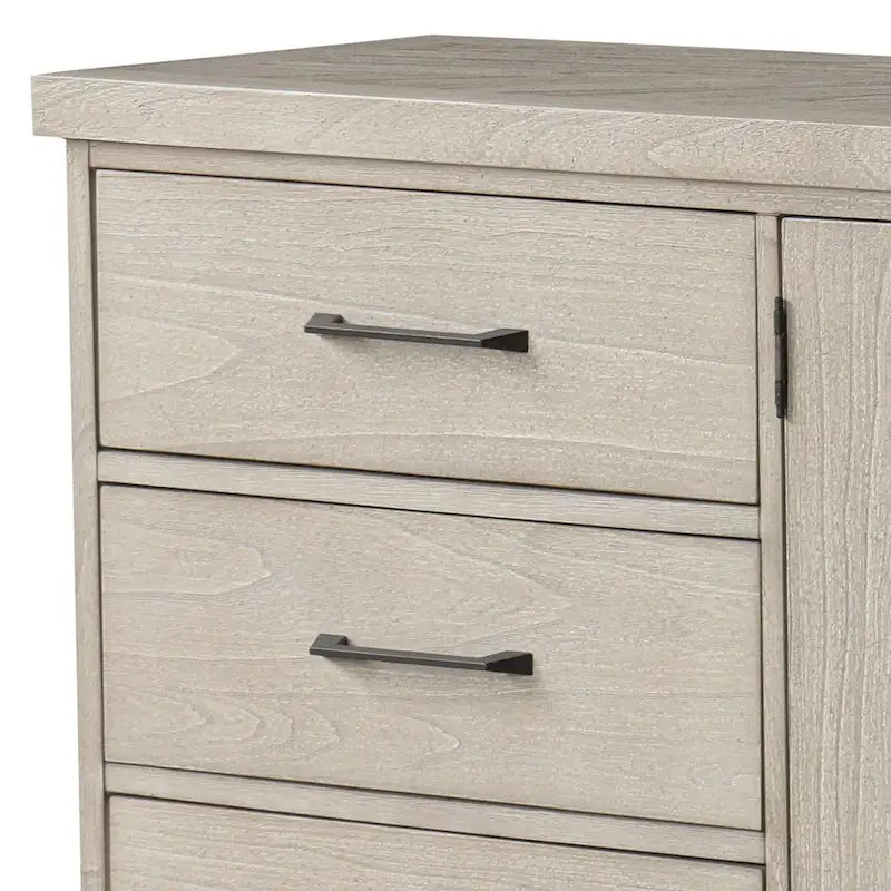 Buffet/bahut en bois massif 60 pouces au style moderne et campagnard