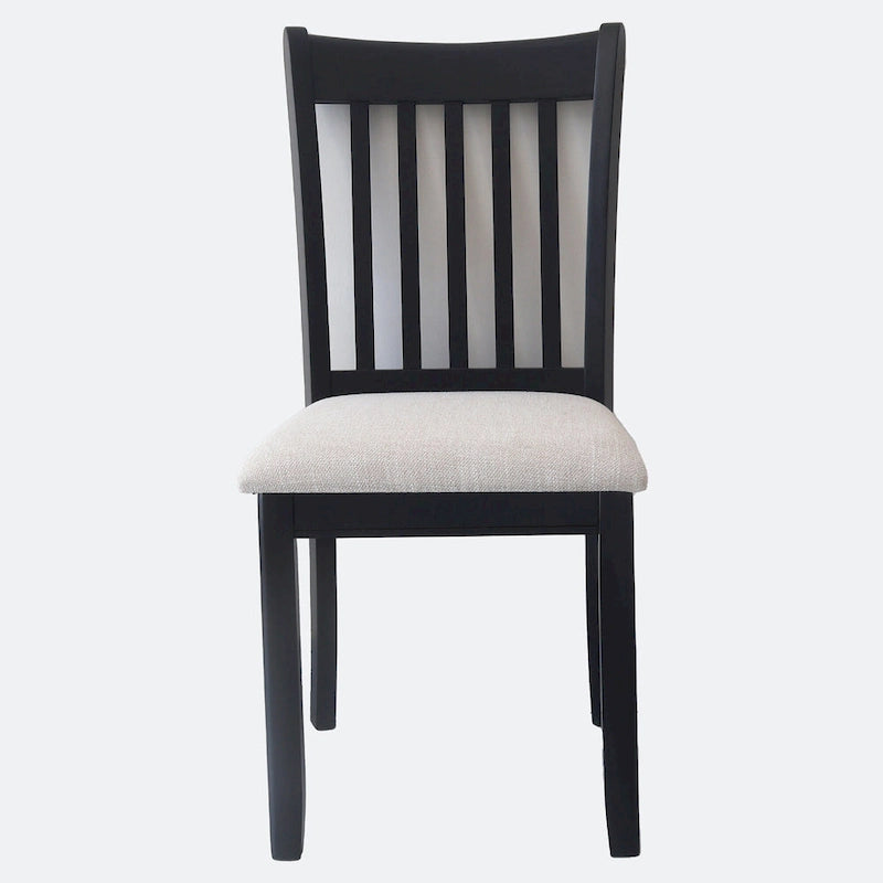 Lot de 2 chaises noires