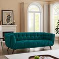 Canapé de salon moderne Chesterfield en velours