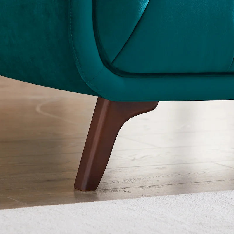 Canapé de salon moderne Chesterfield en velours