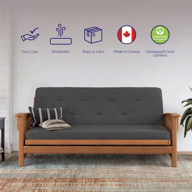 Matelas de futon à ressorts Bonnell de 6 pouces