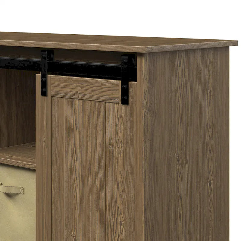 Meuble TV console de ferme de 60 pouces pour téléviseurs jusqu'à 64 pouces