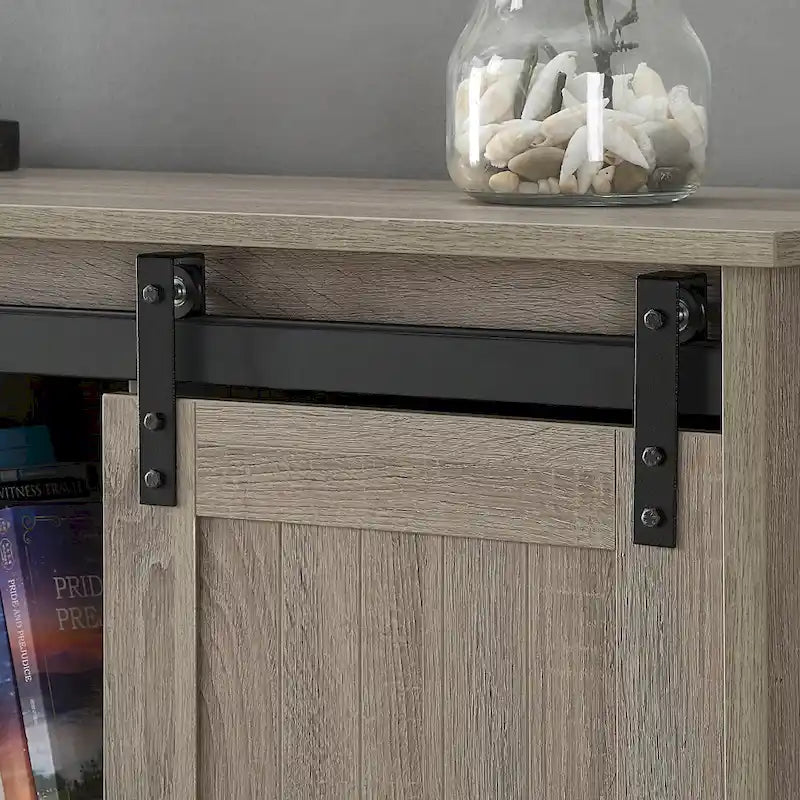 Meuble TV console de ferme de 60 pouces pour téléviseurs jusqu'à 64 pouces