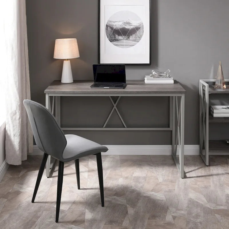 Bureau d'ordinateur à lattes pliant