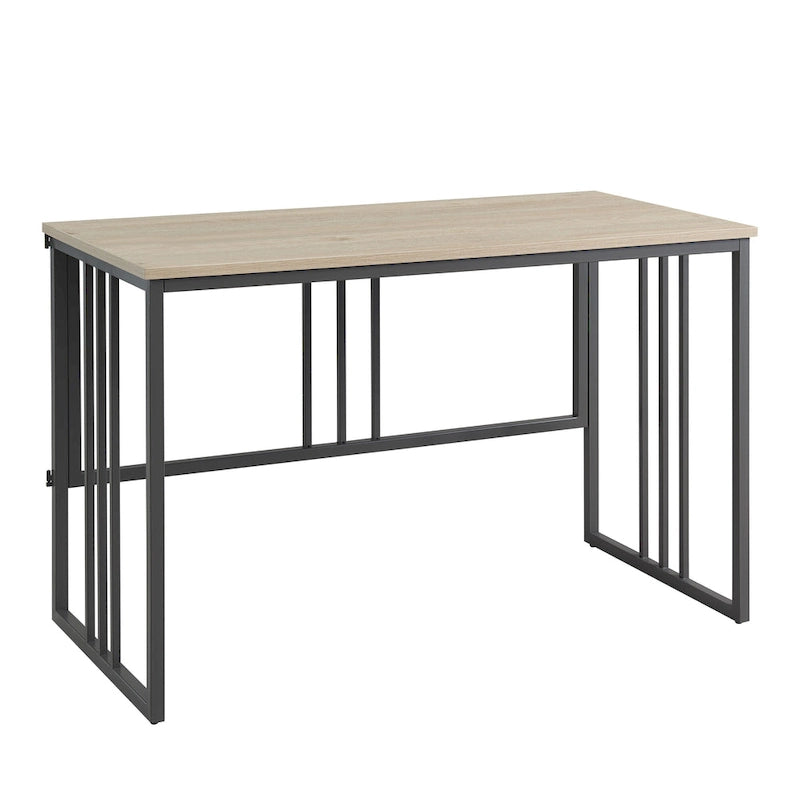 Bureau d'ordinateur à lattes pliant