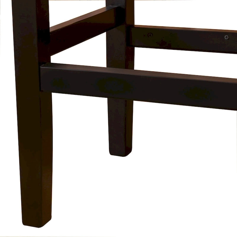 Tabouret de comptoir marron sans dossier de 66 cm (lot de 2) - 18,00 P x 15,50 L x 26,00 H