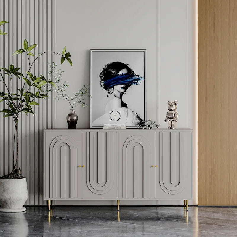 Buffet de cuisine moderne avec armoire de rangement