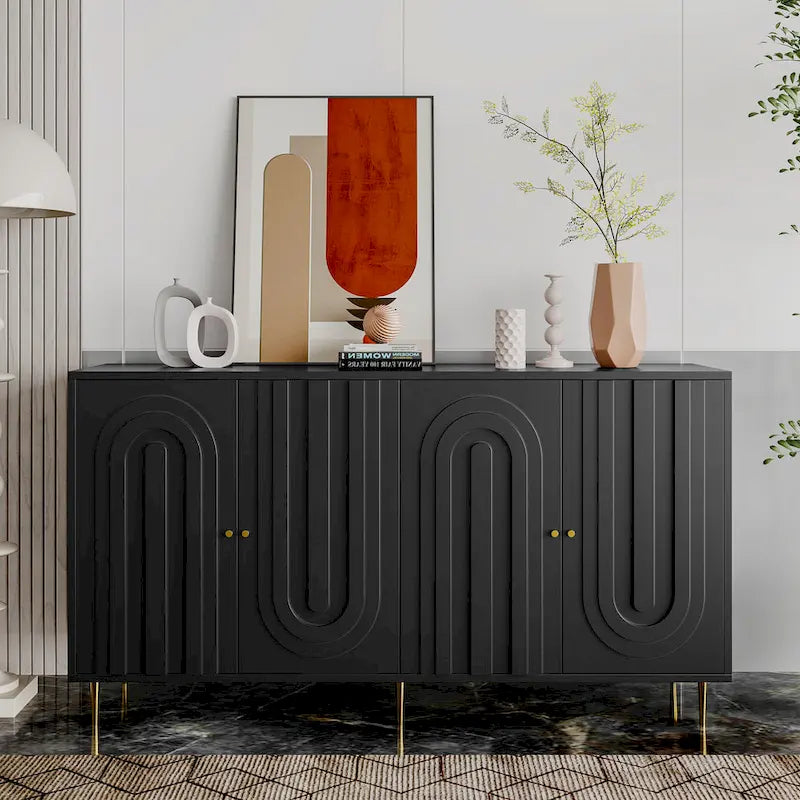 Buffet de cuisine moderne avec armoire de rangement