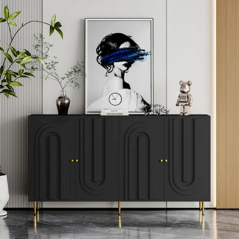Buffet de cuisine moderne avec armoire de rangement