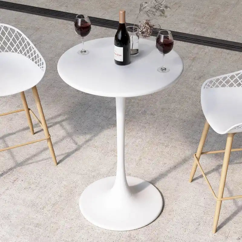 Table de bistrot 24, hauteur comptoir, résistante aux intempéries, intérieur/extérieur