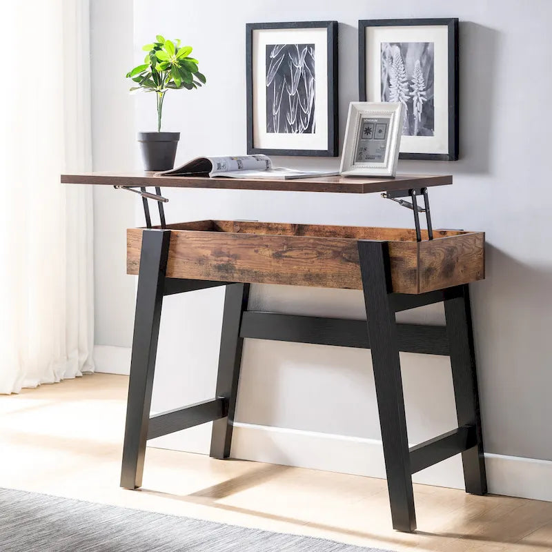 Bureau debout moderne avec plateau élévateur de 36 pouces
