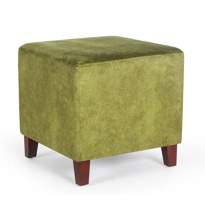 Repose-pieds ottoman carré Petit banc en tissu