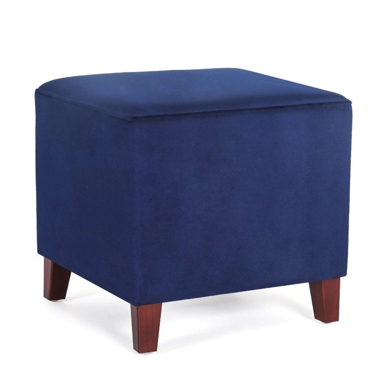 Repose-pieds ottoman carré Petit banc en tissu