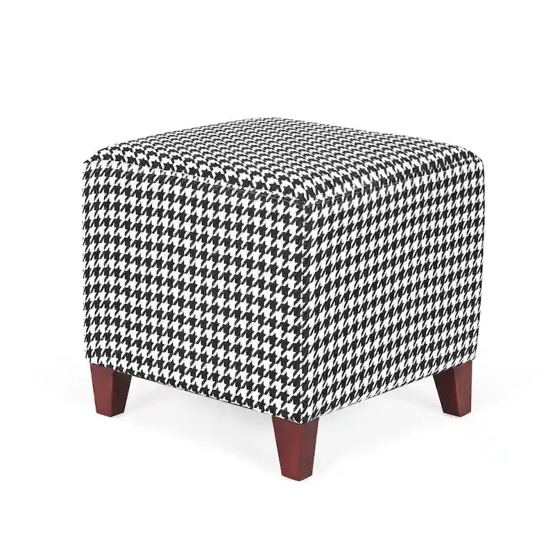 Repose-pieds ottoman carré Petit banc en tissu