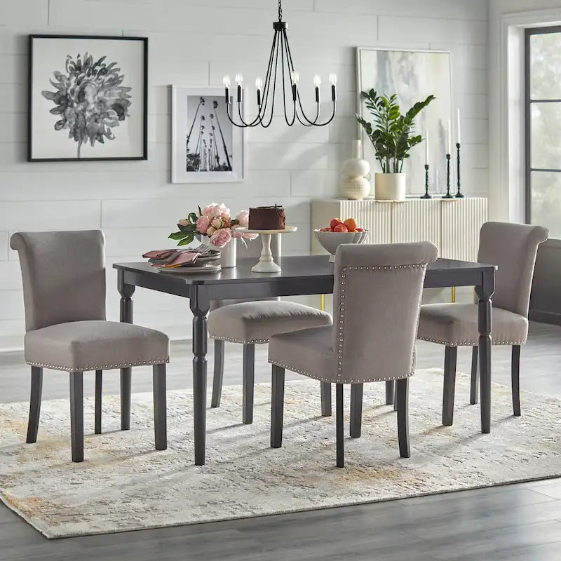 Chaise de salle à manger Parsons à clous (lot de 2)
