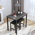 Table de salle à manger compacte pour 2 personnes, Meuble de cuisine idéal, Compacte et durable, Montage facile