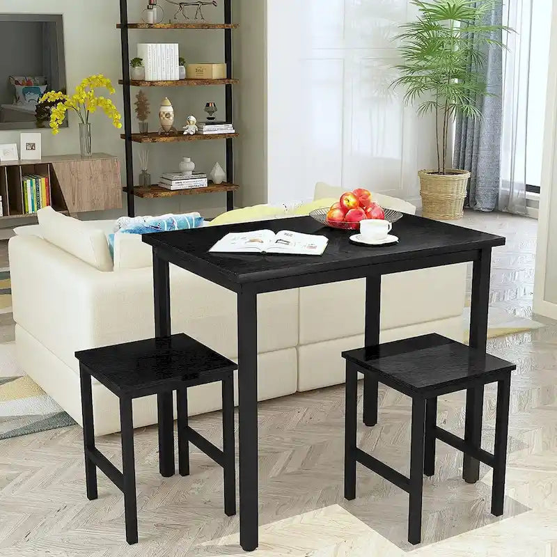 Table de salle à manger compacte pour 2 personnes, Meuble de cuisine idéal, Compacte et durable, Montage facile