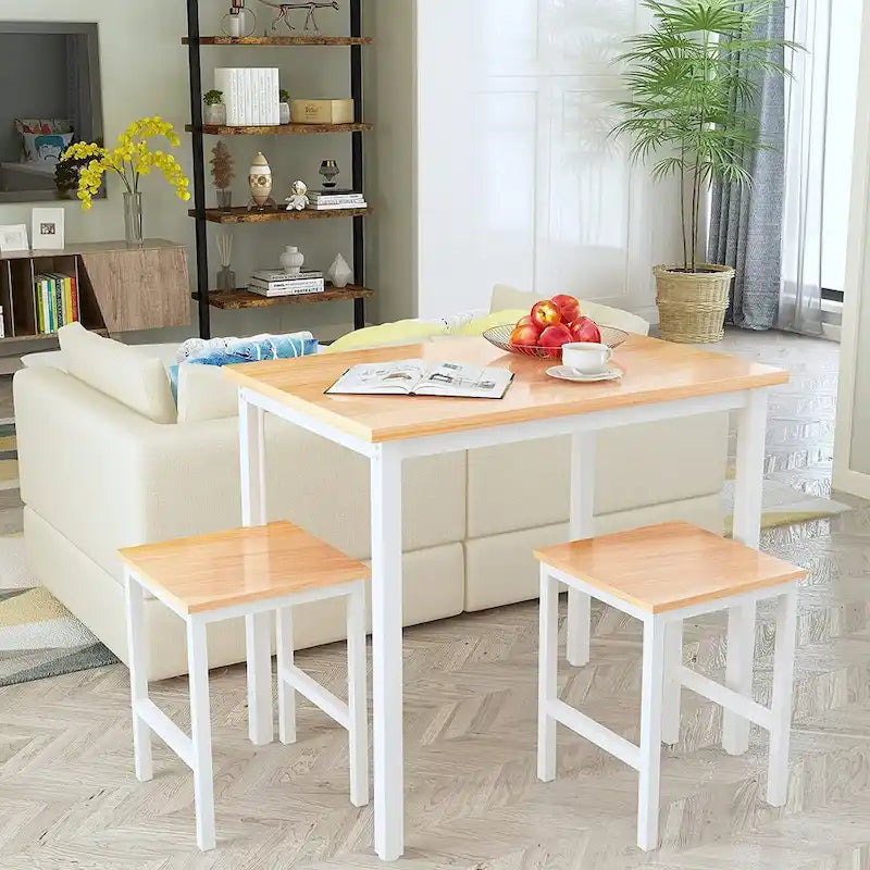 Table de salle à manger compacte pour 2 personnes, Meuble de cuisine idéal, Compacte et durable, Montage facile