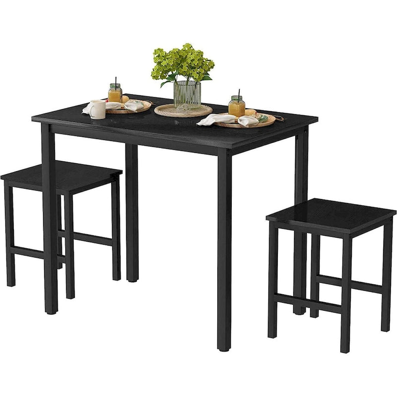 Table de salle à manger compacte pour 2 personnes, Meuble de cuisine idéal, Compacte et durable, Montage facile